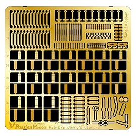 パッションモデル 1/35 Jenny's Clampシリーズ 第二次世界大戦 ドイツ軍 OVMクランプセット 後期型 プラモデル用パーツ P35-076