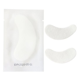 100 Pairs Set Under Eye Pads Disposable Eye Gel Patches for Eyelash Extensions Tool Kit, White Film