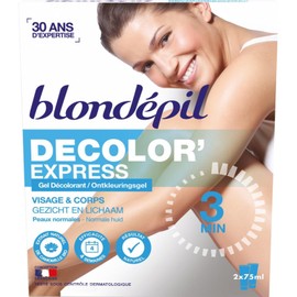 BLONDEPIL Decolor'Express Facial and Body Bleaching Gel Normal Skin, 150 ml