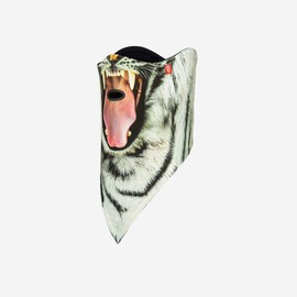 Airhole Facemask Standard 2 Layer, Snow Tiger, Medium/Large