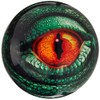Brunswick Bowling Products Lizard Glow Viz-A-Ball Bowling Ball 14Lbs, Green/Black,