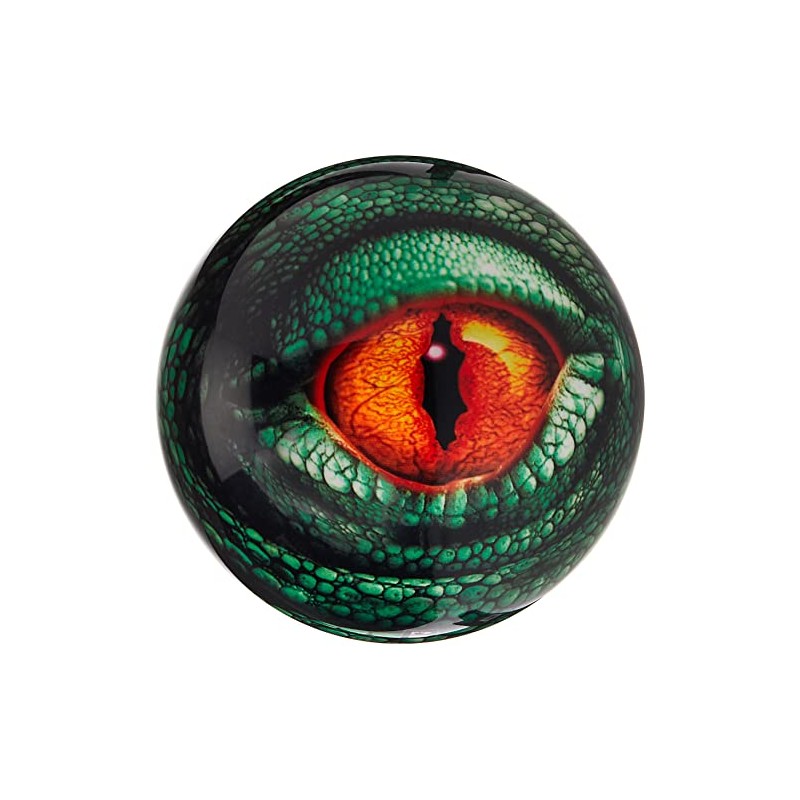 Brunswick Bowling Products Lizard Glow Viz-A-Ball Bowling Ball 14Lbs, Green/Black,