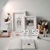 LED Digital Wall Clock Alarm USB Date Temperature Table Desktop