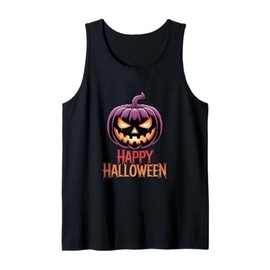 Happy Creepy Spooky Design Lantern Jack Kürbis Ideal For Tank Top