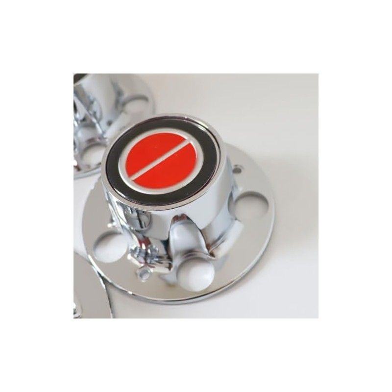 PPCovers 4PCS Replacement for Ranger Bronco II Explore Chrome Wheel