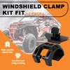 Lock & Ride Windshield Clamp Kit Fit For Polaris Rzr