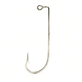Mustad O'Shaughnessy 90º Jig Hook, Forged, Eyed - Duratin 9/0