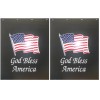 Denco 2430GB God Bless America Mudflap - Poly-Rubber - Printed