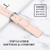 for TOOBUR IDW13 Band,Soft Classic Genuine Leather Replacement Strap Watchband