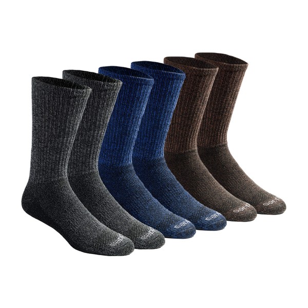 Dickies Men's Dri-Tech Essential Moisture Control Crew Socks, Available in