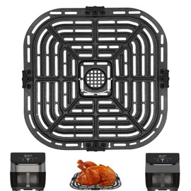 GCQ Air Fryer Accessories for Instant Vortex Plus 6QT instant pot vortex plus 6QT Clear Cook Air Fryer, Original Air Fryer Replacement Tray Grill Pan Plate Crisper Plate Rack Parts,Dishwasher Safe