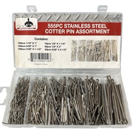 Goliath Industrial Tool 555pc Goliath Industrial Stainless Steel Cotter Pin Assortment Kit ~ SSCP555
