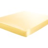 sourcing map Satin Fitted Sheet, Solid Silky 12" Deep Pocket