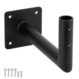 Weather Vane Roof Mount Bracket with Hardware, TCHOSUZ Heavy Duty Black TV Antenna Mounting, Eaves Weathervane Mounting Bracket for Roofs Cupola Antenna