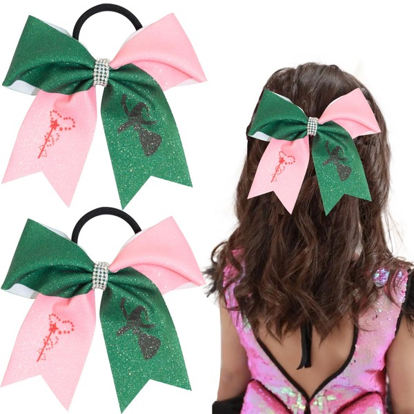 2PCS 5.7 Inch Witch Hair Accessories for Girls, Cute Hair