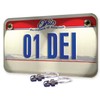 DEI 030302 Lite'N Boltz Satin LED License Plate Lighting Kit,