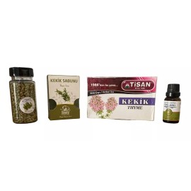 Zeliha Kit Orégano Turco Carvacrol + Té + Jabón + Aceite Esencial
