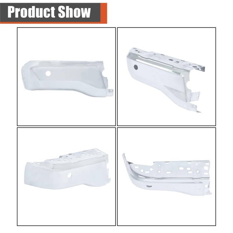 labwork Chrome Rear Bumper End Cap Driver Side Bumper Face