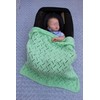 Knitting Pattern for Babies Blanket in Double Knitting, Baby Afghan