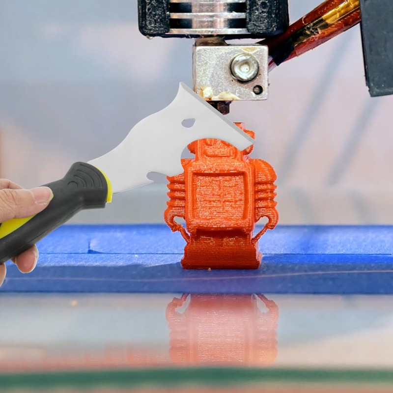 TOYMYTOY 3D Printer Scraper Stainless Steel Hot Bed Removal Tool