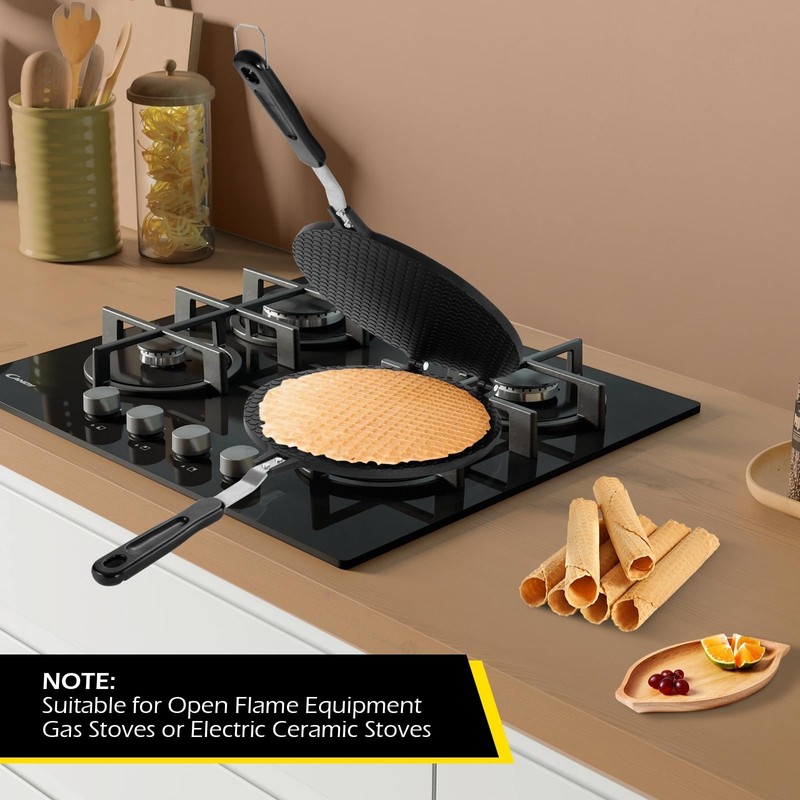 Dyna-Living Waffle Cone Maker Non-stick Ice Cream Cone Maker 8.66