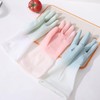 ANIS·KEAAR 3 Pairs Rubber Cleaning Gloves, Reusable Dishwashing Gloves for