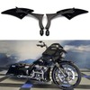 DREAMIZER 8mm/10mm Black Motorcycle Universal Blade Rear View Side Mirrors