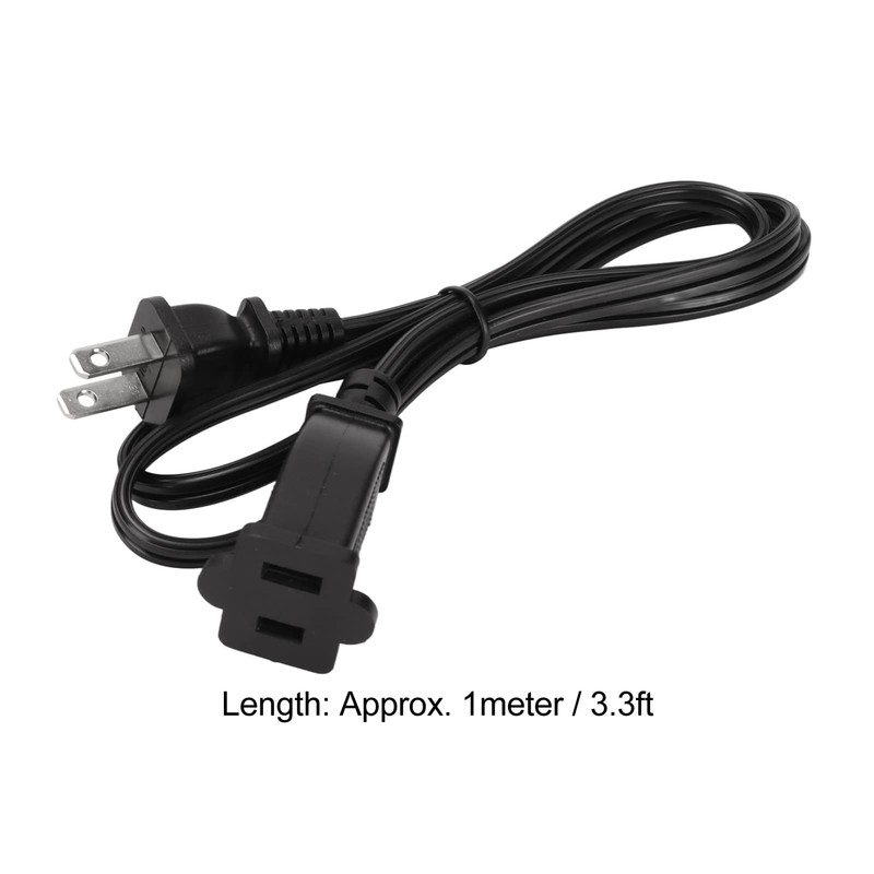 Janzoom Cable de Alimentación NEMA 1‑15P A NEMA 1‑15R, 1