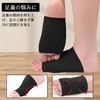 Liroyal Arch Support, Arch Supporter for Feet (Black 2 Pieces),