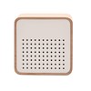 Widdop and Co Interval LED Wooden Alarm Clock with Bluetooth