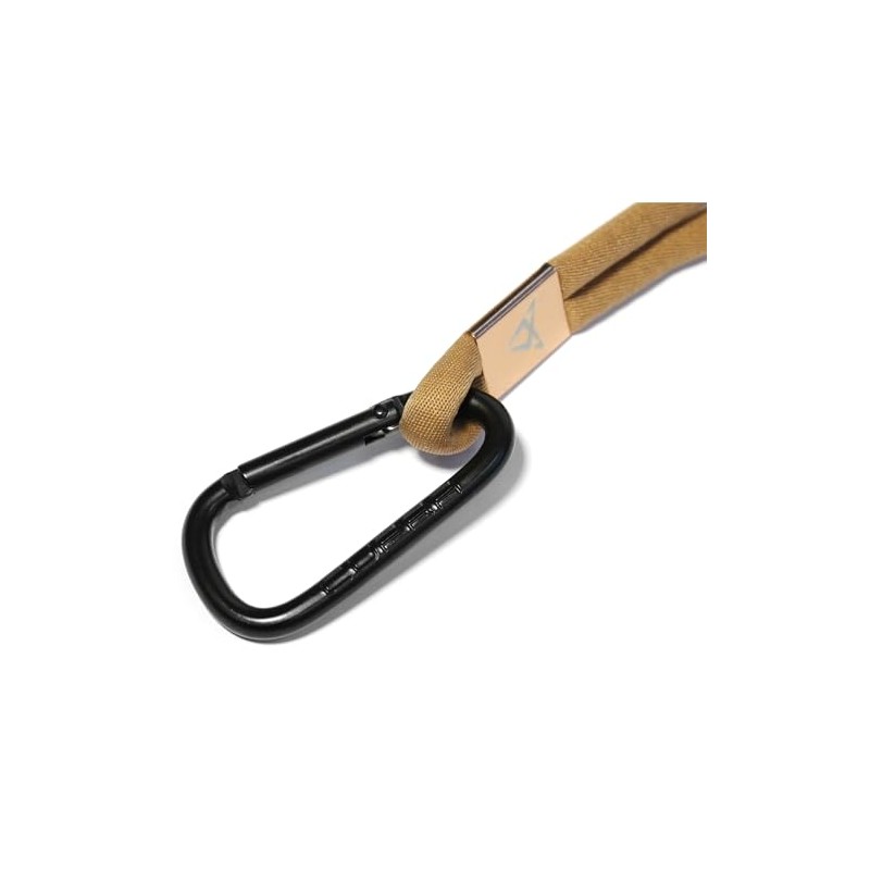 Seat 6H2087610AOBQ Cupra Lanyard Key Holder with Carabiner Hook Brown,