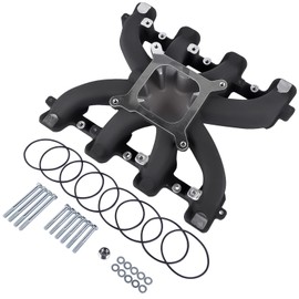 Niyako Single Plane Carb Intake Manifold Replacement# 300-132 Fit Chevy Camaro Corvette GM LS1 LS2 LS6 5.7L 6.0L V8