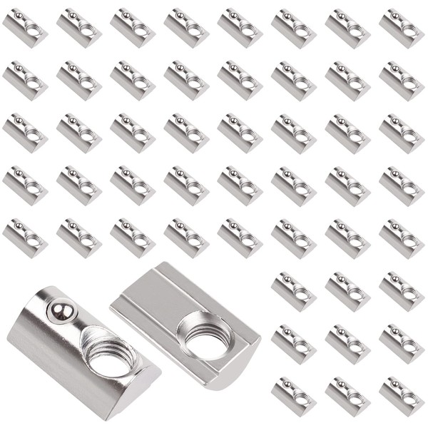 Yeepeo Yeepeo 50 Stck Nutensteine mit kugel Nut 8, 40-Serie
