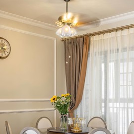 6-Pack White Linen Frosted Glass Shades, Bell Shaped Glass Shade Covers Ceiling Fan Lamp Replacements, Light Fixtures Lampshade for Chandelier Wall Sconces, 1.61" Fitter Size, 5" High x 4.7" Diameter