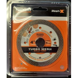 Ridgid Mesh-X  4" Diamond Mesh Blade For  Porcelain, Ceramic, Marble, Granite