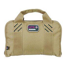 G.P.S. GPS-1308PCT Double Pistol Case, Tan