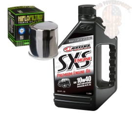 Rad Powersports Oil Change Kit For 2005 Yamaha YFM660FG Grizzly 4WD IRS Maxima SXS 10W-40