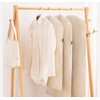 Langjitianya 100% cotton canvas garment bags for closet storage and