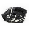 GL-120 RH competition leather baseball glove, outfield size 12, black