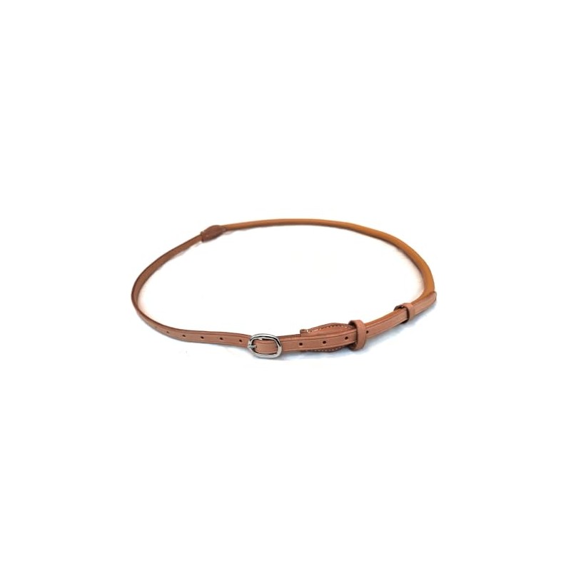 Leather Neck Ring Neck Strap Round for Horses Adjustable Colour