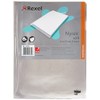 Rexel Nyrex Premium A4 Document Folder, Clear Embossed, 100mic, Cut