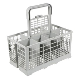 SPARES2GO Cutlery Basket Caddy Cage for Bosch Dishwasher (Removable Handle, 240mm)