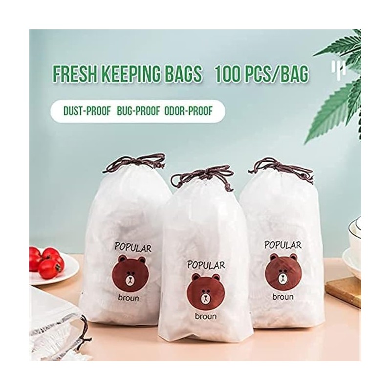 Fresh Keeping Bags, Plastic Sealing Bags Food Cover, Universal Kitchen
