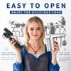Can Opener Smooth Edge, Safe Cut Can Openers, Oversized Rubber