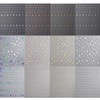 12 Sheets Star Nail Art Stickers 3D Self Adhesive Star