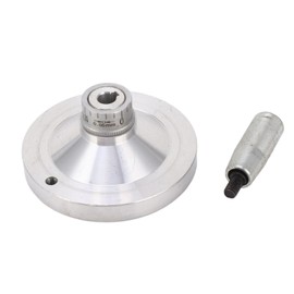 Hand Wheel Crank Handwheel Aluminum Alloy 0‑1mm Scale 80mm Diameter with Shank for 210 8x16 220x400 220x600 220x750