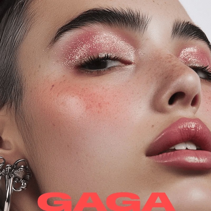 MARYLIA SCOTT COSMETICS GLUSH LIQUID GLITTER BLUSH - GAGA, MARYLIA