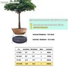 15.5Inch Plant Caddy with Hidden Wheels, Rolling Plants Stand with