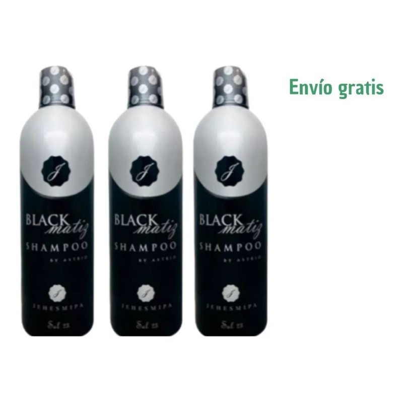 Jehesmipa Shampoo Black Matiz Jehesmipa (3 Unidades)