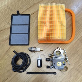 TS420 Carburetor Carb With Air Filter Fuel Line Spark Plug Fits For ST.TS410 TS420 Concrete Cut Off Saw Replacement Parts